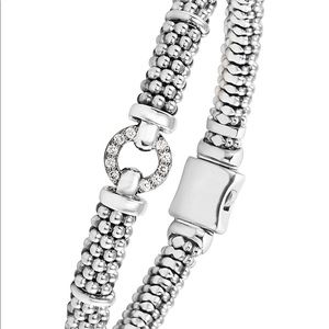 SOLD SALE LAGOS DIAMOND CIRCLE BRACELET 6MM SS MED
